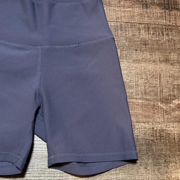 Women's Navy High-Waisted Shorts - Picture 3 of 7